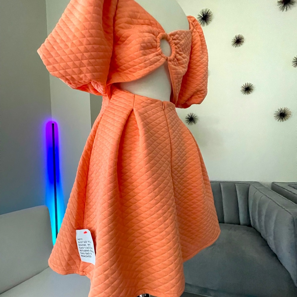 ASOS Peach baby doll dress size 8